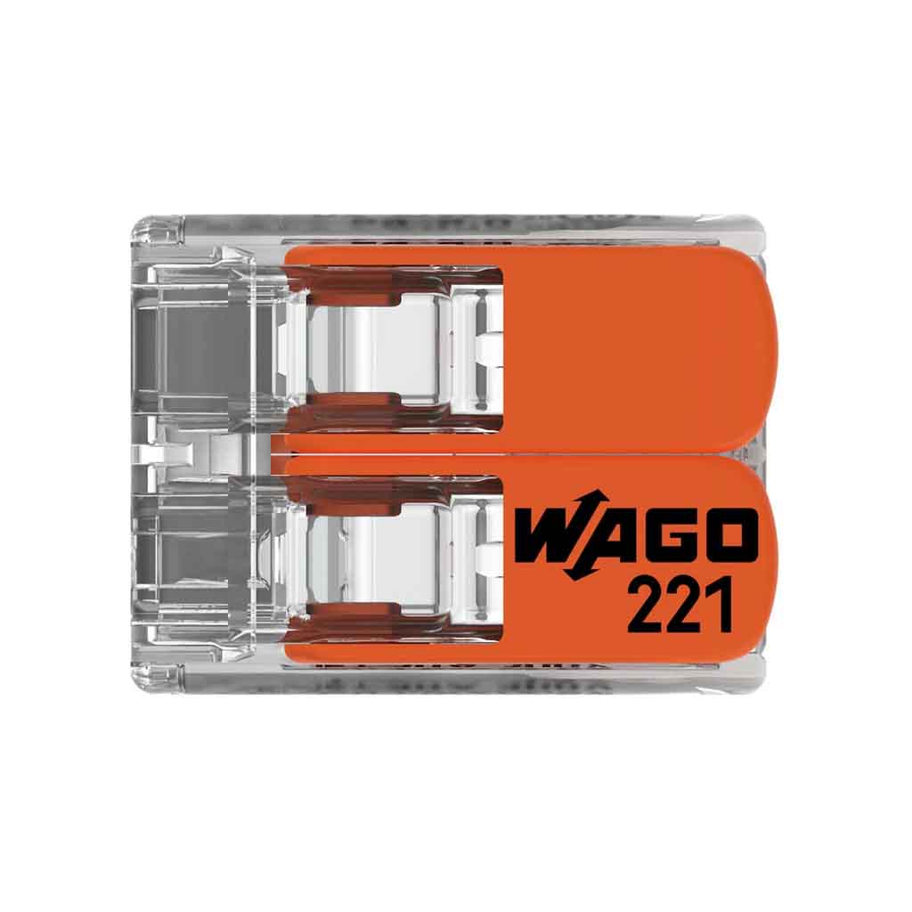 Wago 221-612 2 port lever connector 41A 0.5-6.0mm²