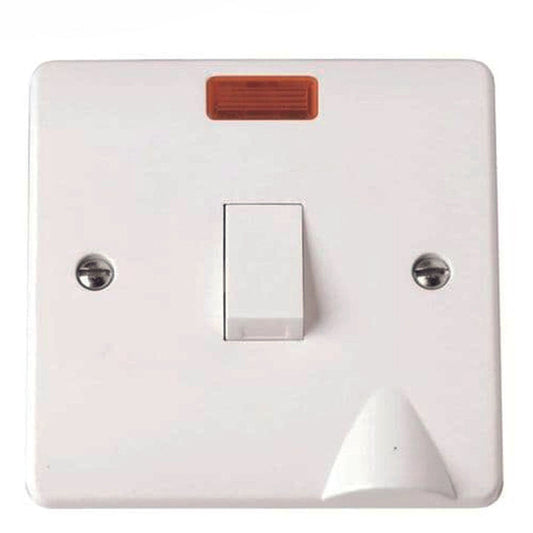 Click Mode CMA023 20A Double Pole Switch with Flex Outlet & Neon