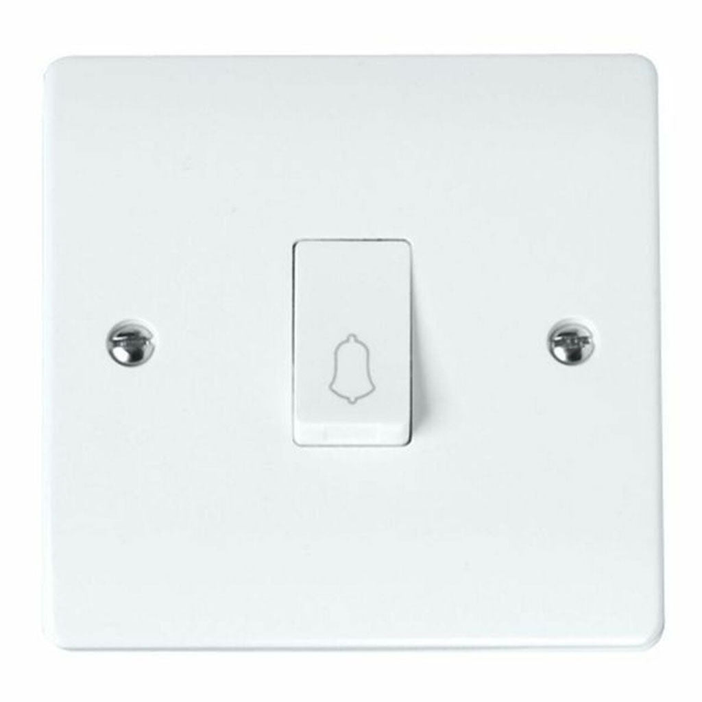 Click Mode CMA027 1 Gang 1 Way Retractive Switch "Bell" 10AX