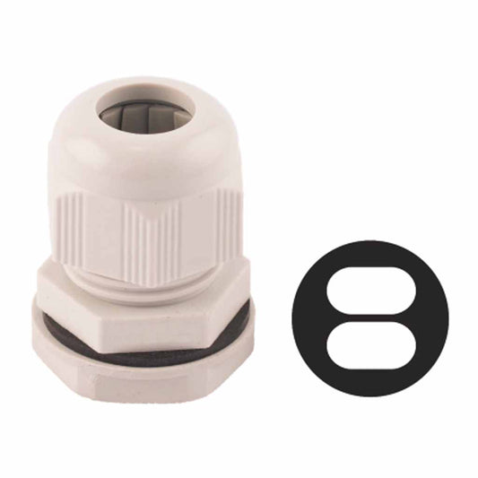 SWA CUGN-TYPE8 M20 Gland with 2x2.5mm Twin and Earth Insert