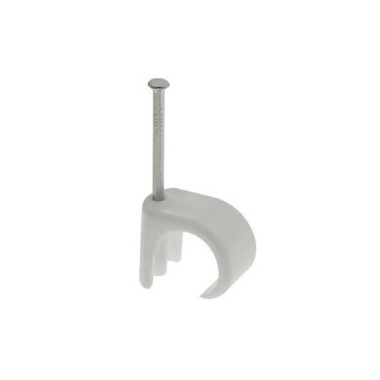 Unicrimp QRC6 White Cable Clips for 5-7mm Round Cable